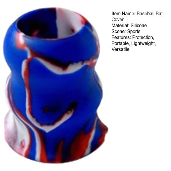 Buton conic pentru bata de baseball Husă pentru bâtă de baseball Slowpitch Softball Grip Taper Banda absorbantă de baseball pentru o protecție sporită a aderenței