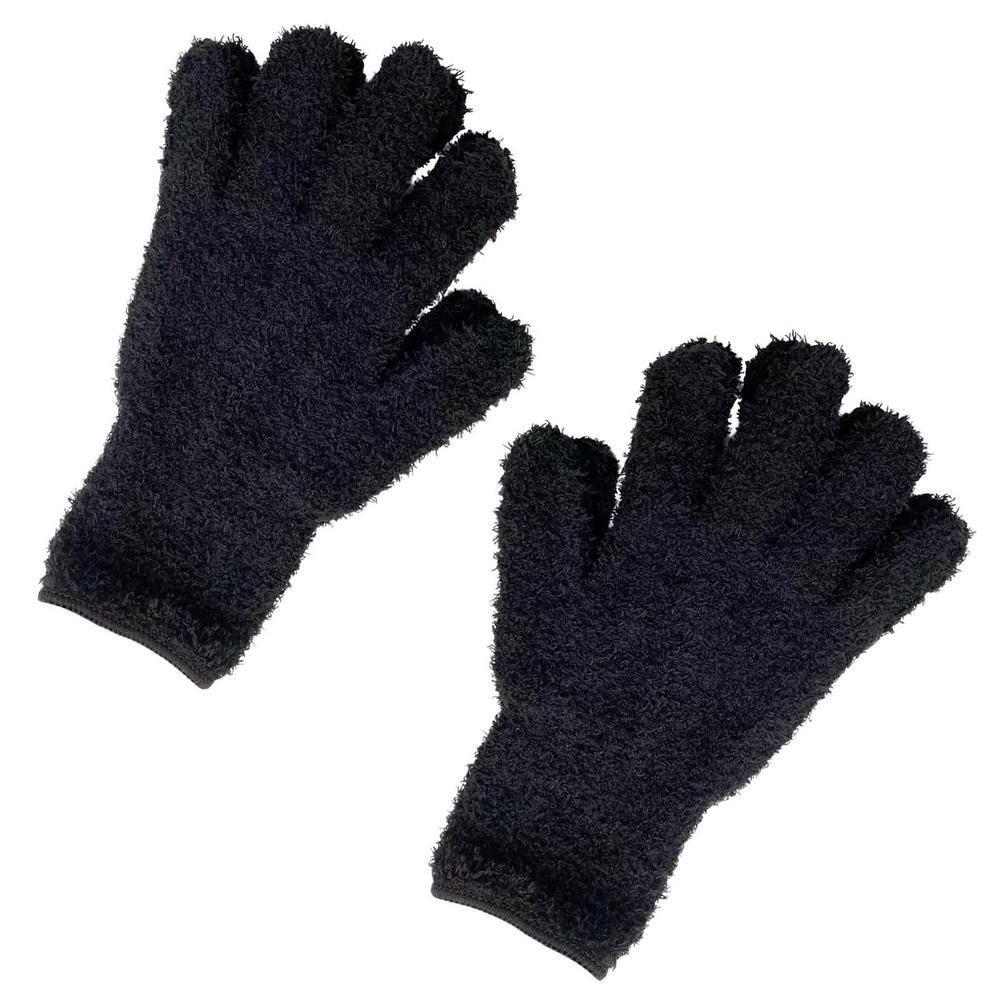 1 Pair Comfortable Microfiber Cleaning Gloves Super Soft Household Gloves  House Cleaning
