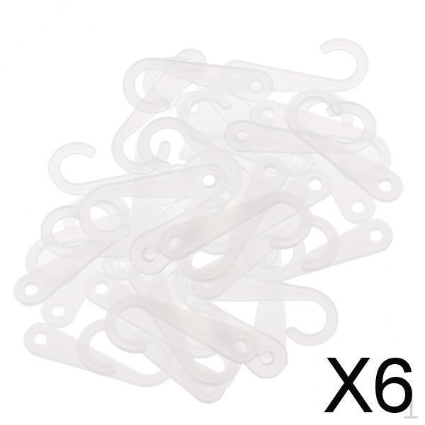 

6x 50 штук 45 мм Пластиковые подвесные для демонстрации носков, перчаток