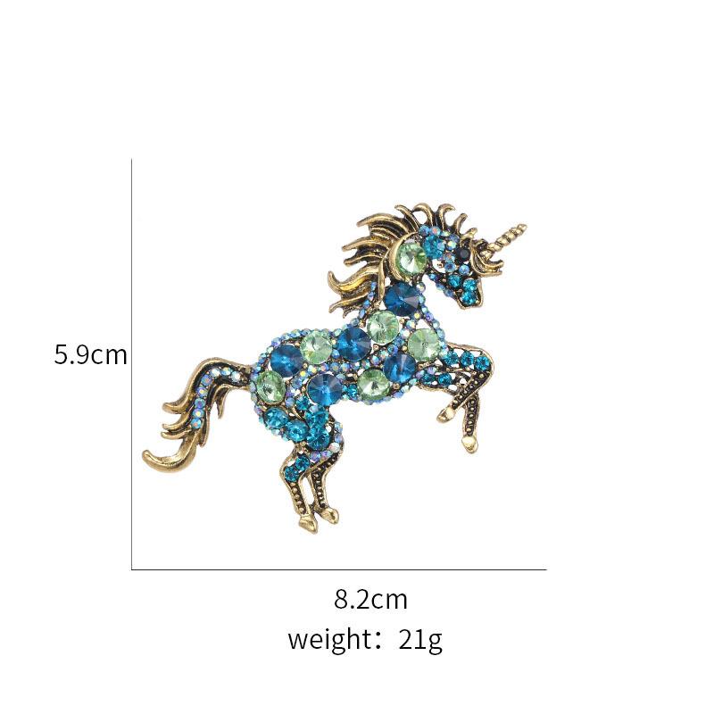 Kitten New Year Horse Brooch High-Grade Alloy Animal Corsage Zodiac Pin Clothing Accessories