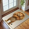 Cartoon Angry Lion Print Carpet for Living Room Bedroom Sofa Creative Doormat Home Decor Area Rugged Non-slip Mat Large Size