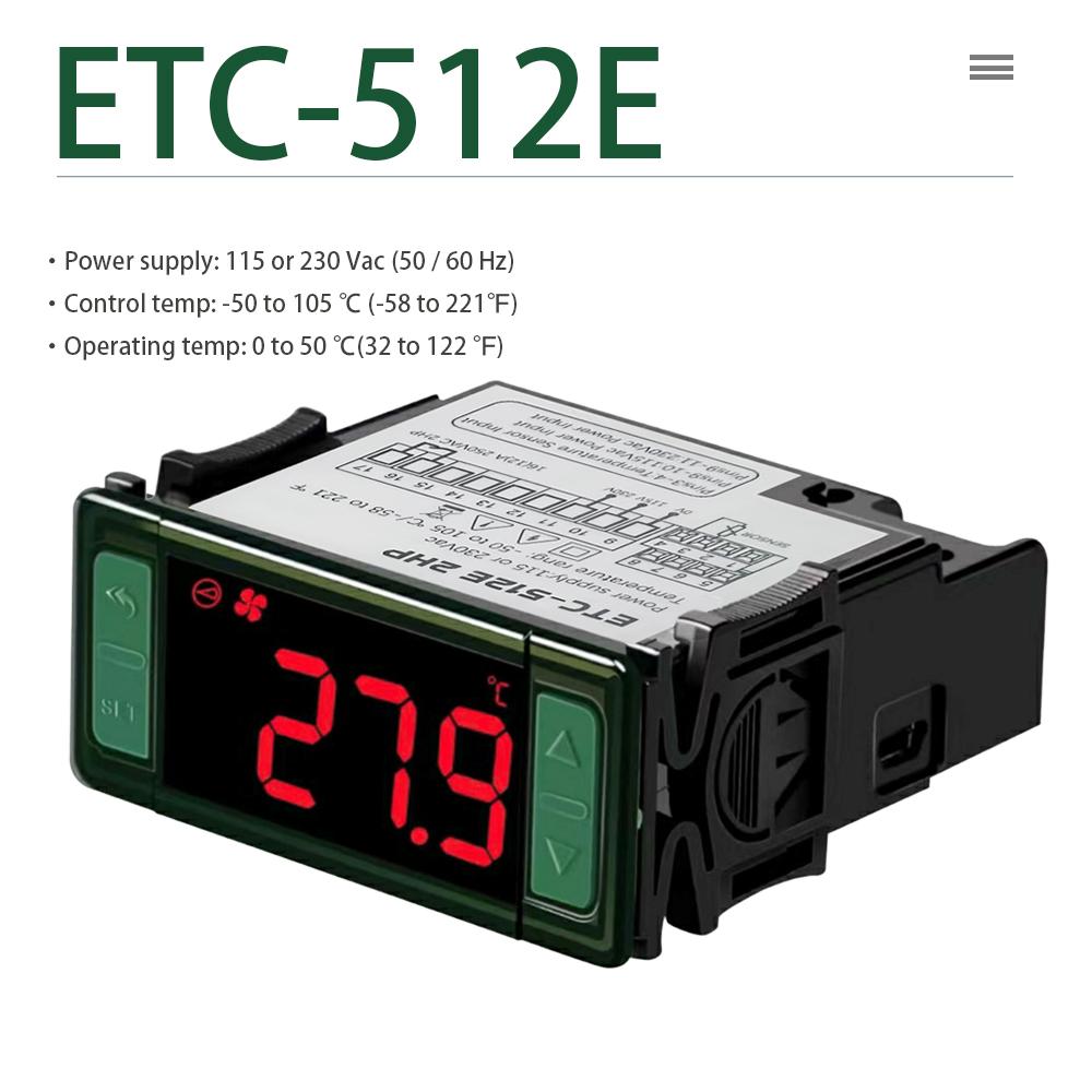 

115/230V Temperature Controller Microcomputer Digital Thermostat Mini Temp Control Defrosting Heating Cooling Switch Relay