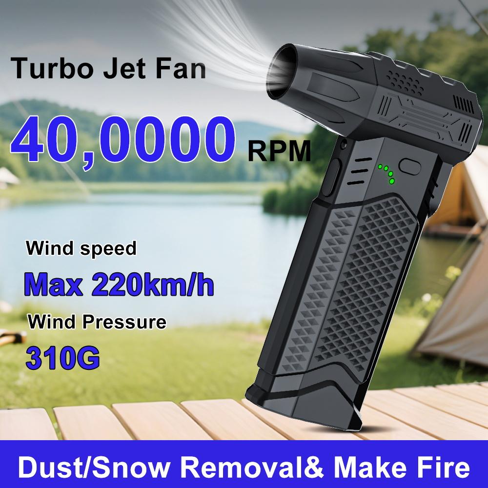 Electric Air Duster Violent Fan Type-C Charging 400000RPM Blow and Suction 2 in 1 Turbo Jet Fan B002 Cleaning Blower Tool 2025 Portable Blowing Snow