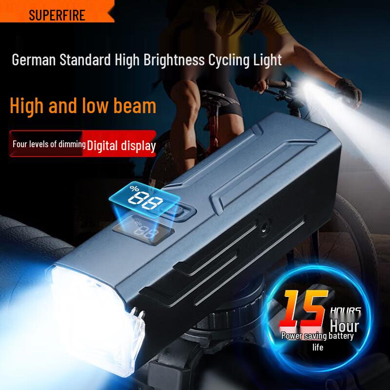 SupFire BL54 German Standard Rechargeable Bicycle Front Light