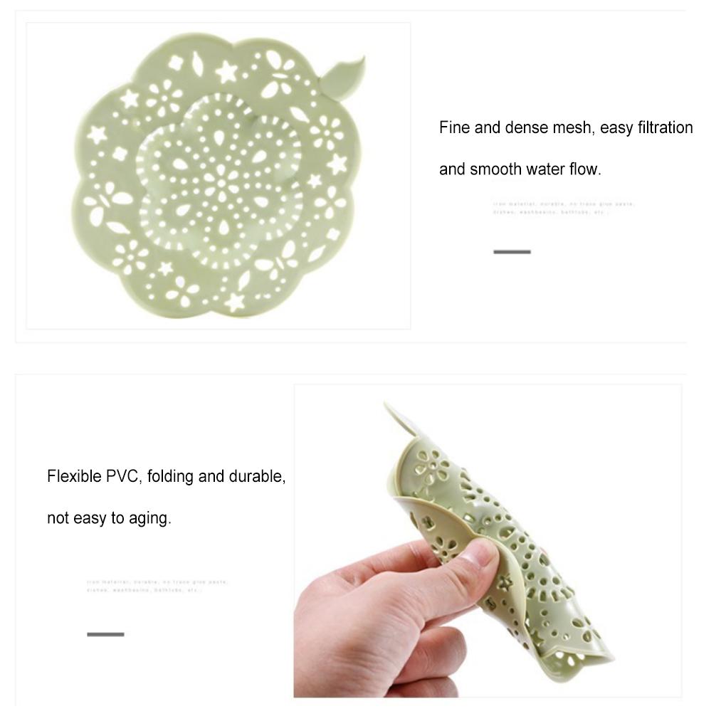 Filter Net Flower-Shaped Modern Strainer Deodorant Decoration Universal Stopper Water Channel Sewer Shower Kitchen Bathroom