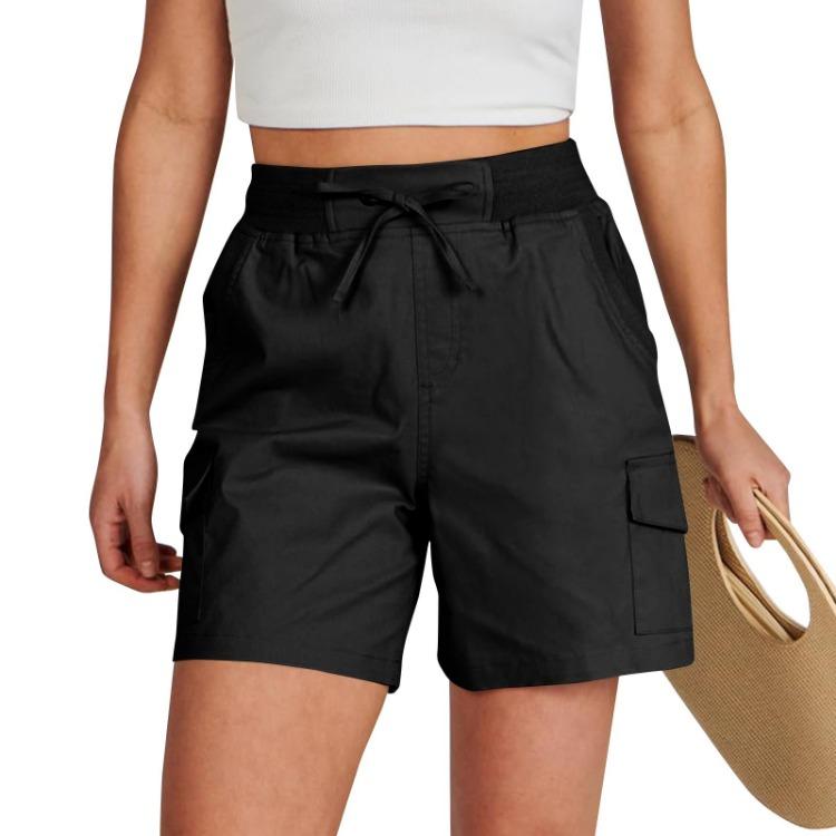 Casual Formal Outdoor Hiking Fashion Shorts Women High Waist Summer Cargo