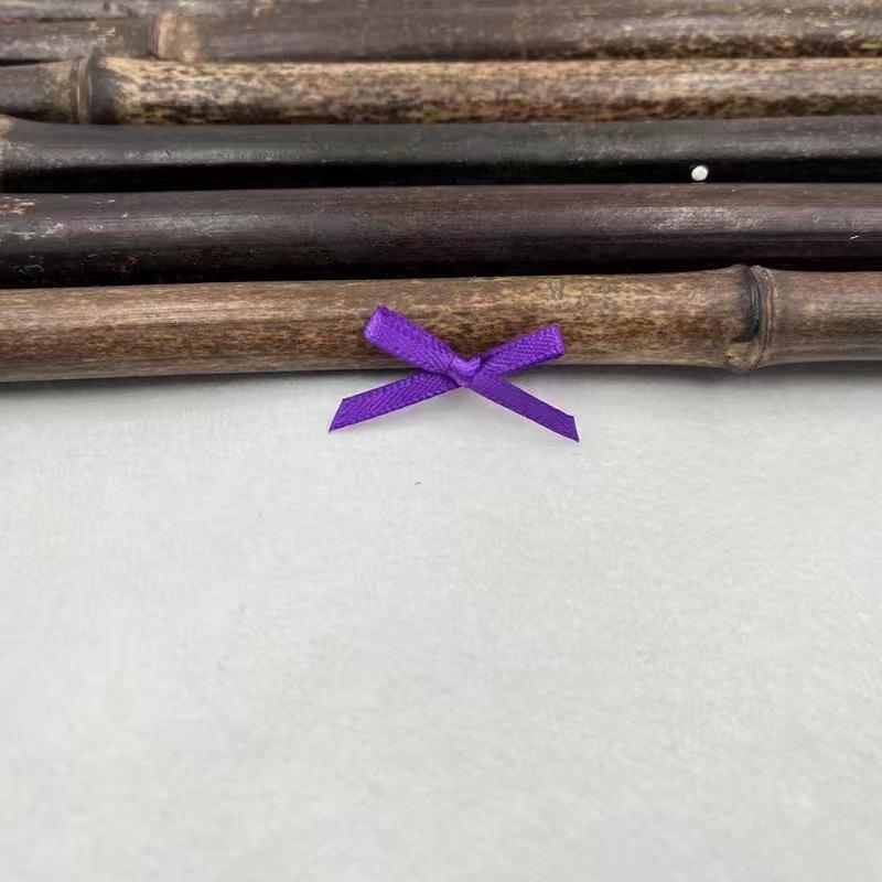 Small Bow Polyester Ribbon Knot for Underwear, Socks, Clothing, Jewelry, and Floral Accessories