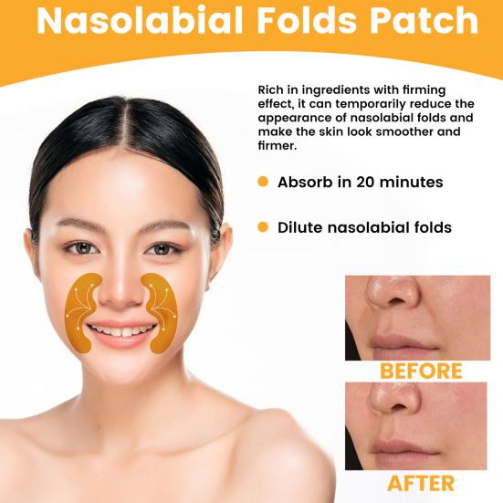 Anti-Wrinkle Firming Face Patch for Lines Smooth Forehead & Nasolabial Folds Patch Collagen Eye Mask with Centella Asiatica