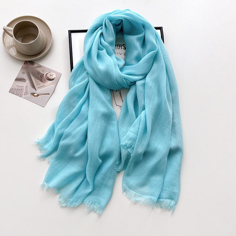 New Ramadan Big Size Women High Quality Muslim Hijabs Plain Solid Color Scarf Shawls Lady Wraps Headwear Pashmina