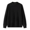 Men's Fleece Lined Round Neck Sweater
