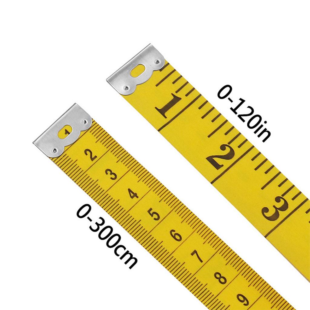 Tape Measure 300cm/120 Inches Double-Scale Soft Tape Measuring Body Weight Loss