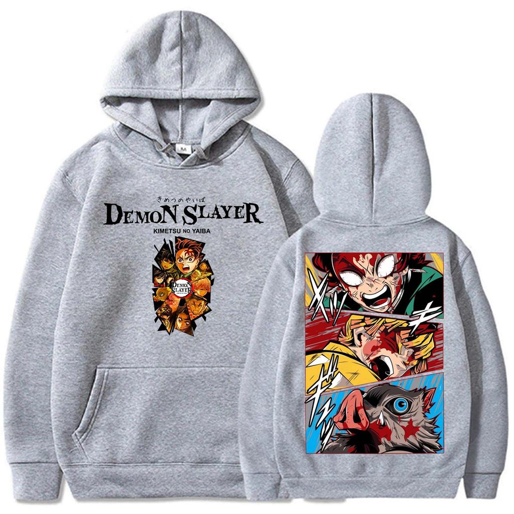 Anime Demon Slayer Infinity Castle Hoodie Harajuku Pullover Tops Man Woman Sweatshirt Fans Gift