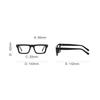 Transparent Gray Square TR90 Optical Eyeglasses Prescription Shortsighted Hyperopia Progressive Frames