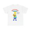 Unisex Heavy Cotton T-Shirt | Cartoon Character Tee Bart Simpson