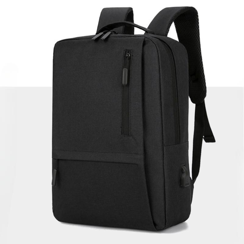 Men's Leisure Canvas Backpack Simple Double-Shoulder Bag Korean-Style Large-Capacity Backpack for Middle School Students Laptop Travel Bag