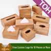 Bamboo Tissue Box - Elegant Pull-Out Design for Home, Restaurant, Hotel, Guesthouse, or Gift Use