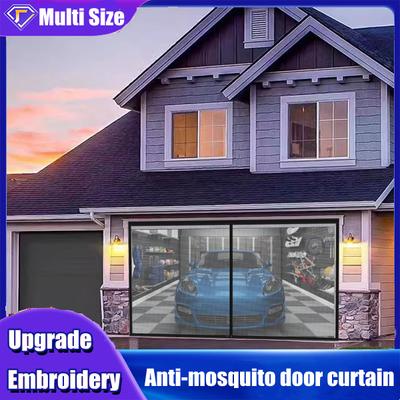 Magnetic Screen Door Mesh Curtain with Closure, Self Sealing Hands-Free Entry Temporary Patio Door Screen - Keeps Bugs Out Let Breeze In