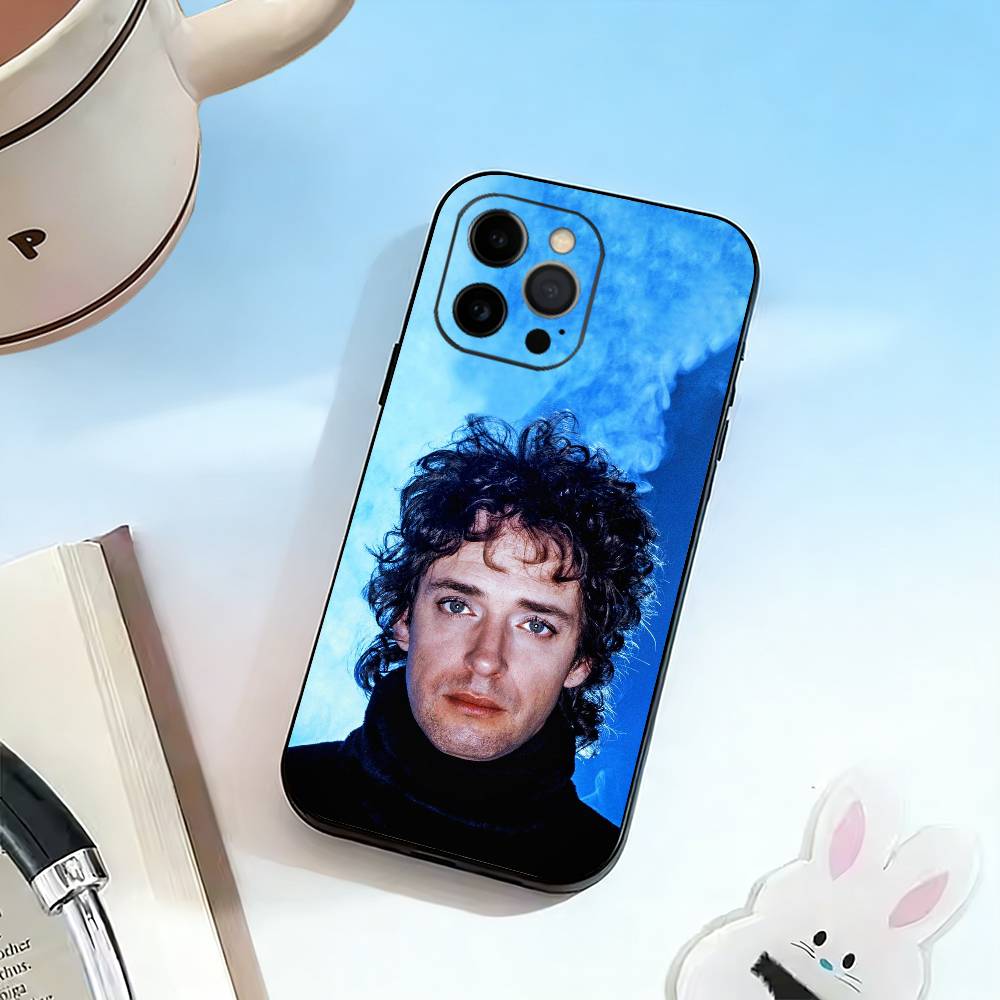 S-Singer Gustavo Cerati Phone Case For iPhone 17, 16,15,14,13,12,11 Plus,Pro Max, Others Soft Black Cover