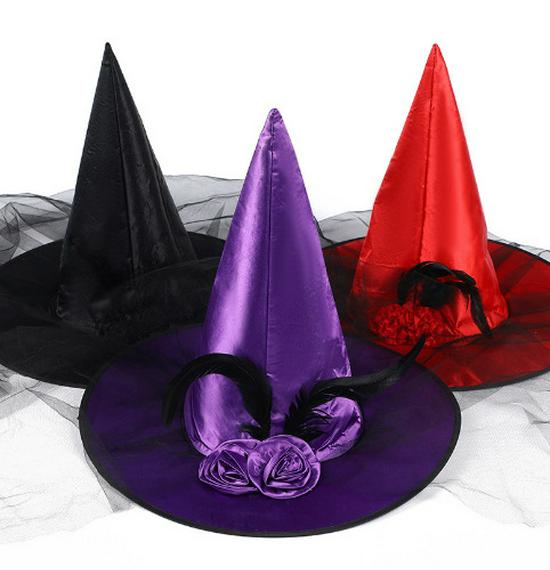 Halloween Hexe & Zauberer Gestrickter Sternhut für Tanzparty oder Bühnenauftritt