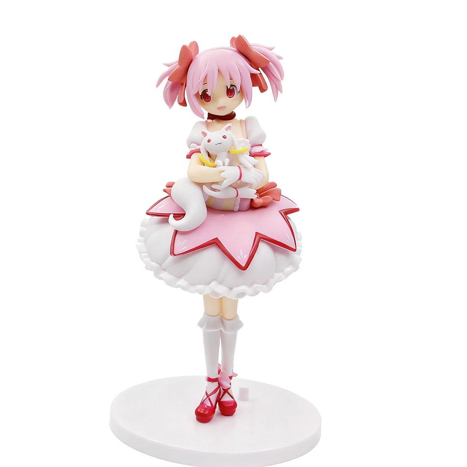2PCS PMMM Magical girl Anime Figure Kaname Madoka Action Figure Kawaii Akemi Homura Figurine cute Loli Collection Model Toy Gift