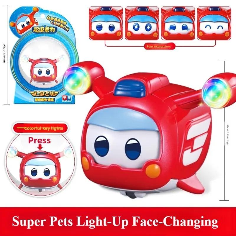 Super Wings Cartoon Transforming Toys Jett Paulie Dizzy Mira Wish Protector with Energy Ball Gift