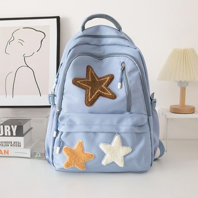 Backpack for Female College Students, Niche Design Sense, Large Capacity Backpack for Female Stars, New High School and Junior High School Backpack