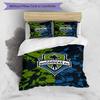 Seattle Sounders FC Printed Pattern Duvet Cover Set – includes 1 duvet cover and 2 matching pillowcases Bedroom decor Christmas gifts