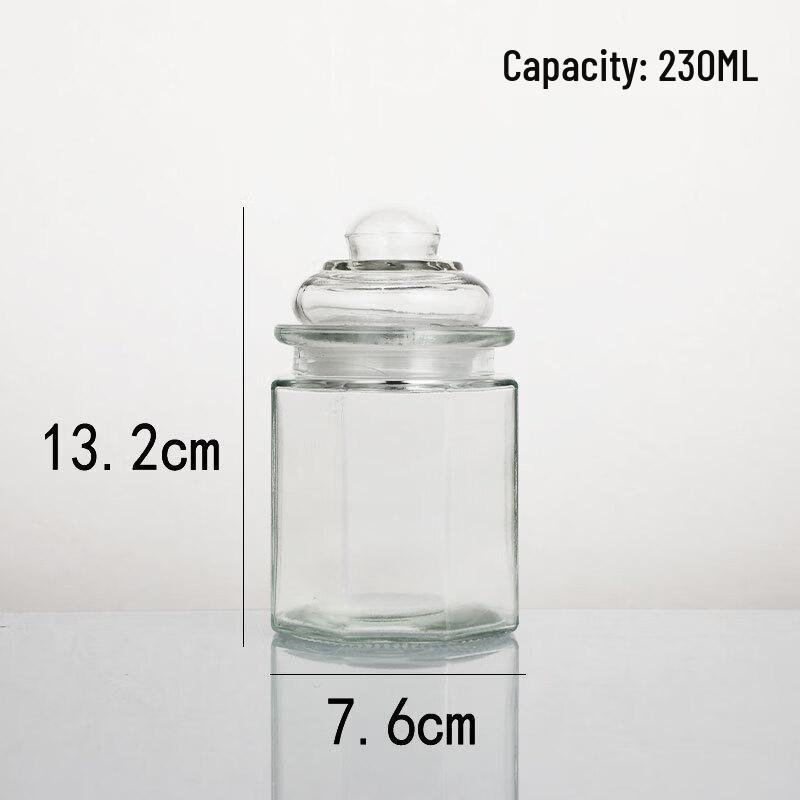 ZISIZ Glass Food Storage Jar