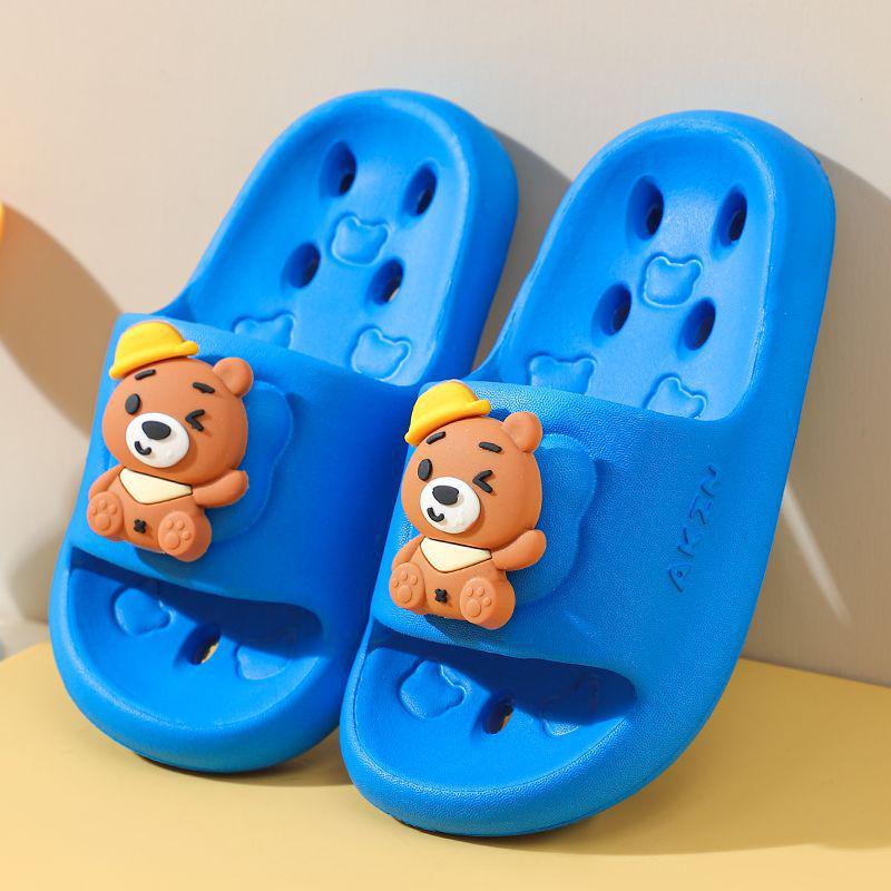 Children's Quick-Dry Anti-Slip Bathroom Slippers - Boys & Girls Summer Shower Sandals