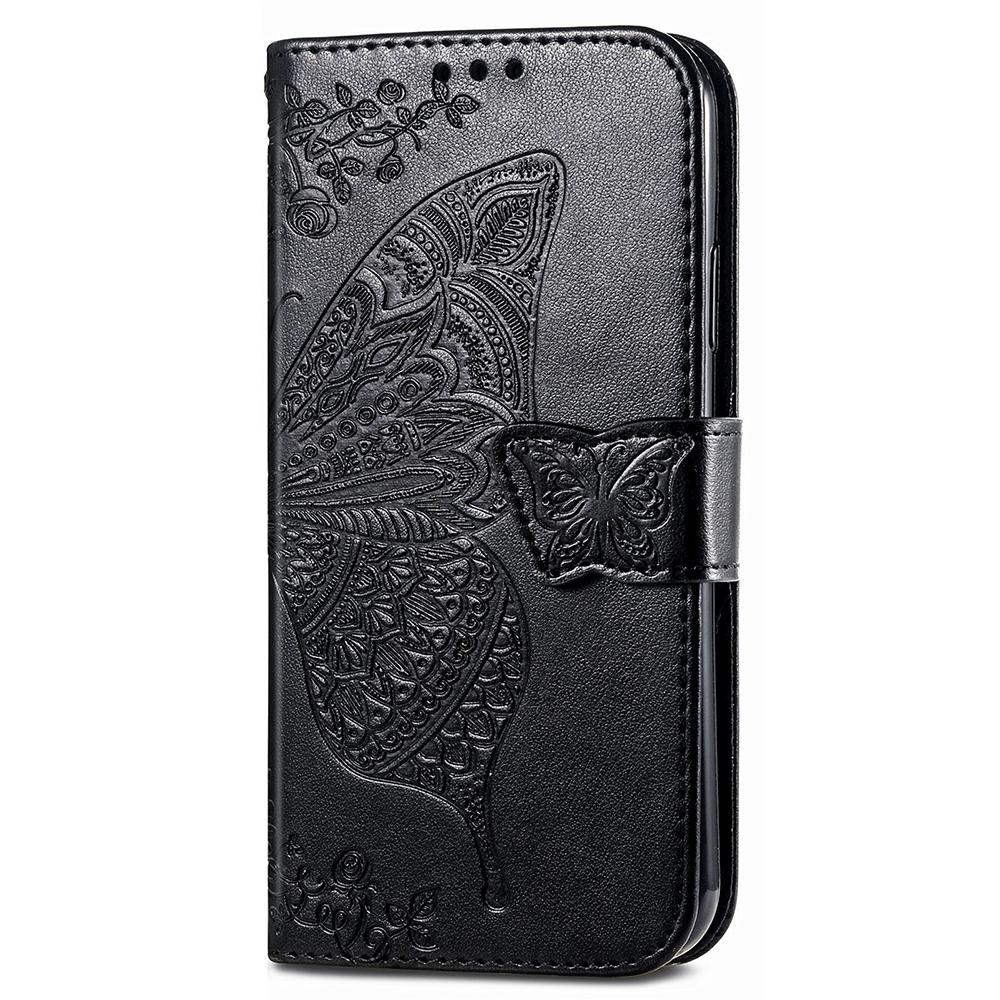 For Oppo A78 4G Wallet Case Imprinted Butterfly Leather Phone Cover Folding Stand