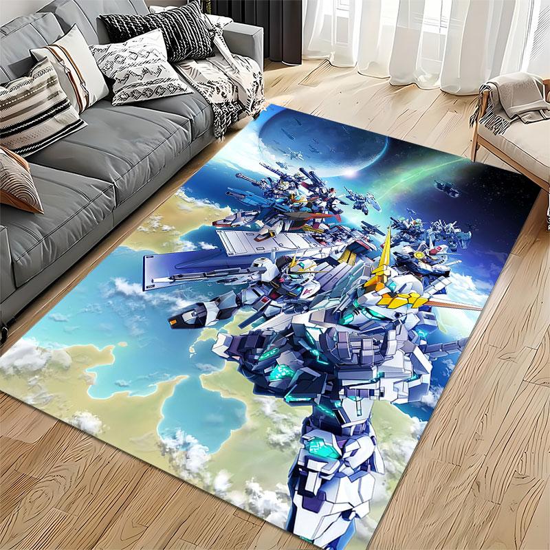 Futuristic Mecha Space Battle Suitable As a Non-slip Mat for the Living Room or Bedroom Sofa