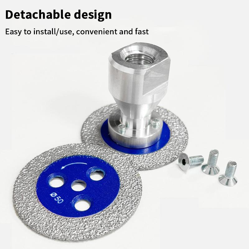 M14 Diamond Saw Blade With Removable Flange Turbo Cutting Disc For Granite Marble Ceramic Concrete Cutting Grinding Carving Tool