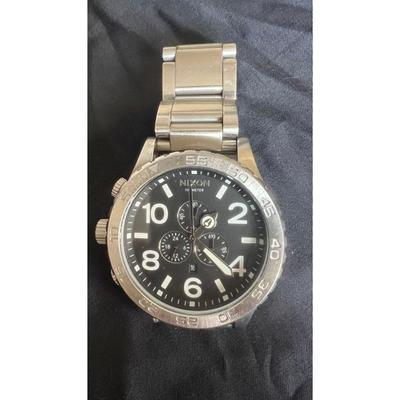 Used NIXON 51-30 Chronograph Watch Stainless Steel Popular