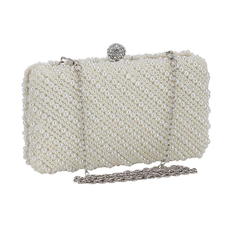 Dinner Bag European and American Ladies Handbag Pearl Party Joker Clutch Bag Dress Evening Bag