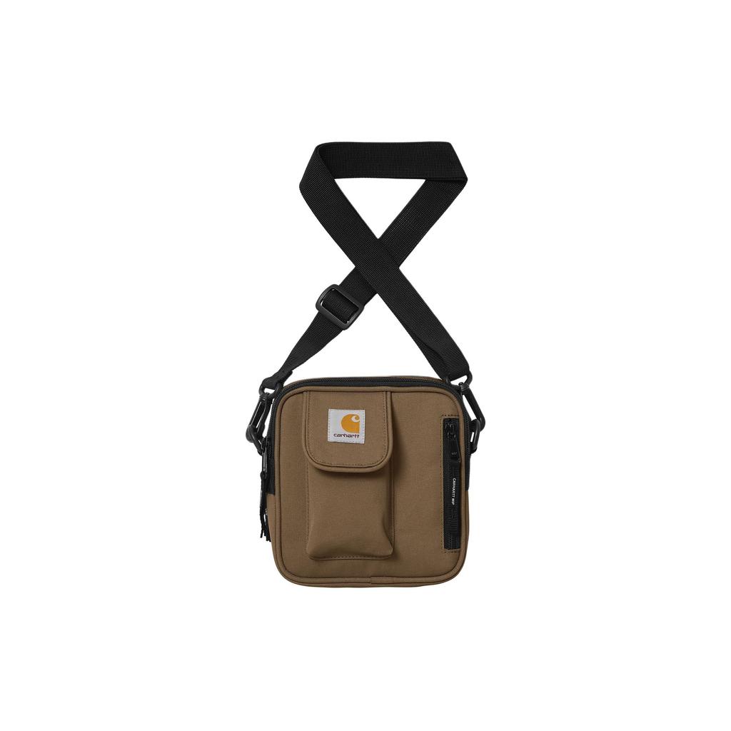 New Carhartt WIP Essentials Canvas With Recycled Polyester Shoulder Bag, Crossbody Bag Small Unisex Taupe I031470-1ZD-XX