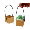 Kraft Paper Succulent Hand-held Paper Box Succulent Potted Plant Box Waterproof Balcony/desktop Decoration Folding Box TMZ