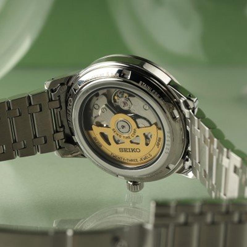 Seiko Presage 50m Water Resistant Automatic Mechanical Movement Stainless Steel Strap Watch 39.5mm SRPL71J1