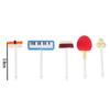 Bee Flower Fruit Fork Children Toothpick Food Prod Leaves Plastic Decoration Lunch Box Accessory Small Salad Tiny  Mini Cake