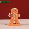Christmas Man Gingerbread Resin Craft For Children Holiday Decorations Gifts