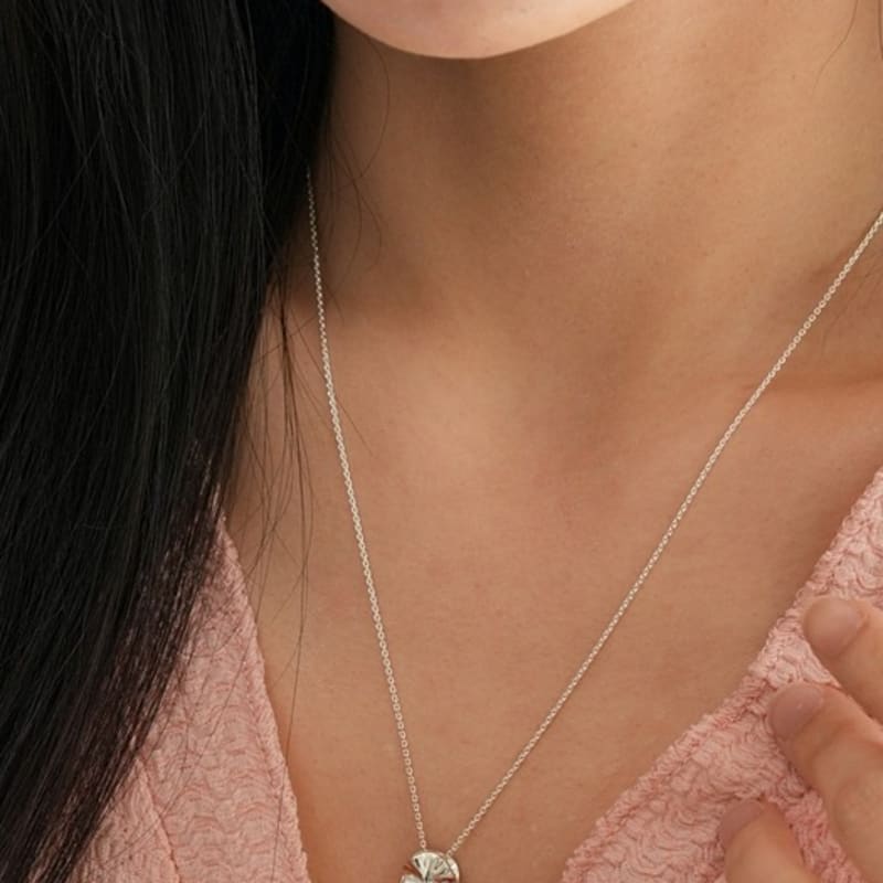 

BELLOOGGI Circle wave necklace(47cm) 47cm