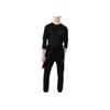Emporio Armani SS23 Year Of The Rabbit Limited Edition Rabbit Embroidery Casual Long Sleeve T-Shirt Men Tops Black 3R1TBI-1JUVZ-0999