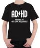 ADHD Drum spre Hei Uite o veveriță Piatră Cadou Amuzant Tricou Unisex pentru Copii