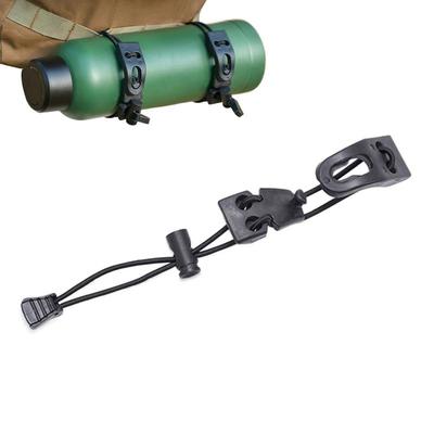 Rucksack Wanderstockhalter Rucksackbefestigungsseil Rucksackbefestigungsseil Gehstockbefestigungsschnalle Seil Outdoor-Wanderwerkzeuge