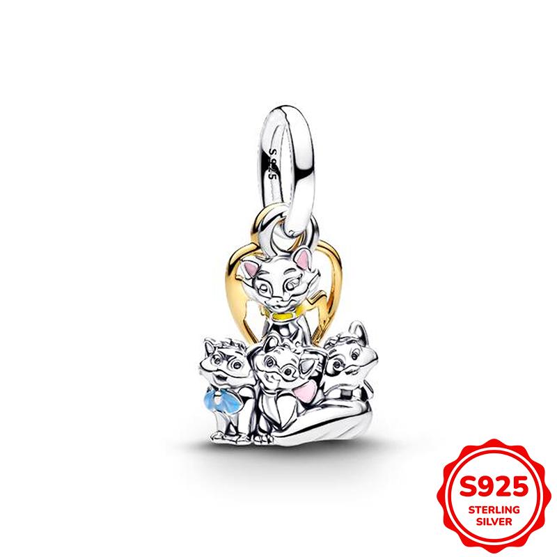 Charms Silver 925 Pendant Beads Fits 3mm Bracelet Bangle Necklace For Women Luxury DIY Jewelry Making Fine Gifts