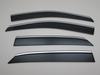 BRIGHTZ Premium Side Door Visors with Chrome Moulding for RX200t, AGL20W, and AGL25W [INJ-V-083] (AGL20, AGL25, AGL L20, L25, 20, 25, RX200, RX 200, L