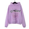 Unisex Hooded Long Sleeve Sweatshirts Loose Fit Graphic Print Streetwear Pullover
