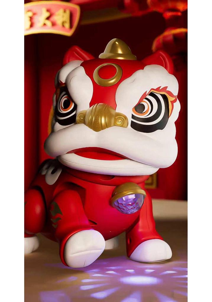 Electric Dancing Lion: Musical, Swaying, Light-Up Walking Doll Gift