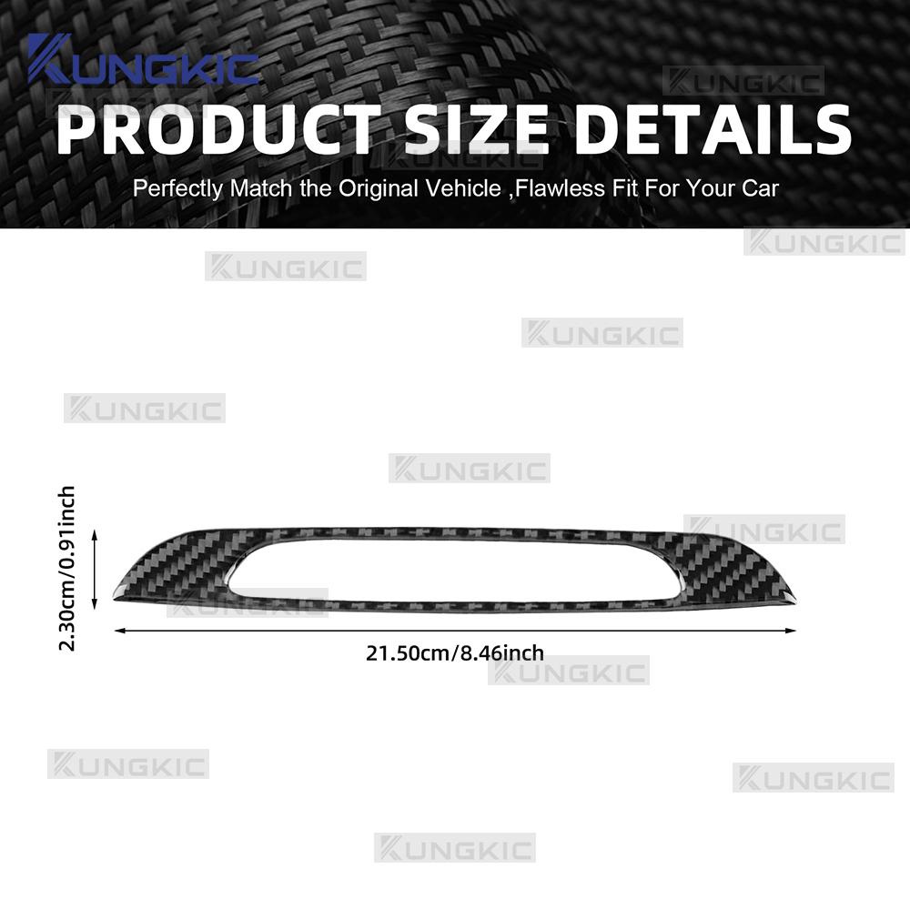 Carbon Fiber Style Center Console Frame Sticker for Kia Sportage SL 2011-2016 LHD RHD Interior Trim Decal