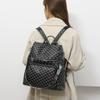 Damen-Reiserucksack, weicher Leder-Druck-Rucksack