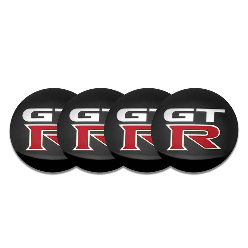 

4Pcs 56mm Aluminum Emblem Car Wheel Center Hub Caps Sticker For Nissan X-trail Qashqai Note Juke Sentra Patrol Leaf Nismo GTR